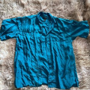 Blue button up shirt